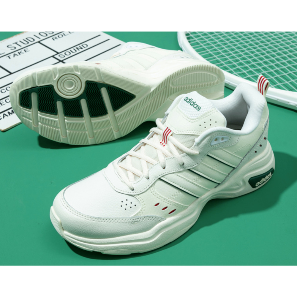 ADIDAS Neo Strutter Dad RUNNING SHOES Mens 8.5 Red Tennis Green Gucci NEW